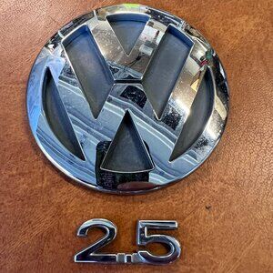 Volkswagen VW Jetta 2.5 Tailgate Rear Logo‎ Badge Emblem Genuine OEM 1K5853630
